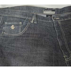 Vintage Roca Wear Womens Jean Capris Size‎ 44W Black Denim
